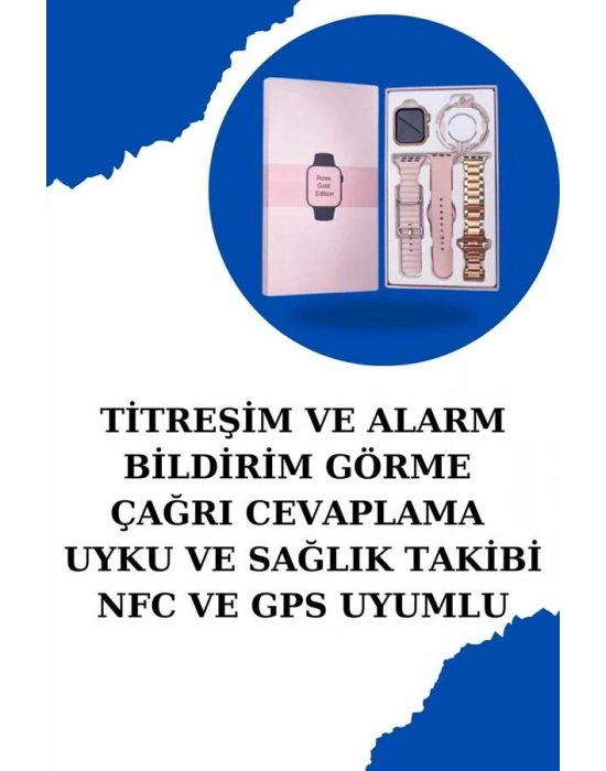 ® Kadınlar İçin Dokunmatik Ekran Akıllı Saat ve Gamer Kablosuz Bluetooth Kulaklık ANC Özelliği