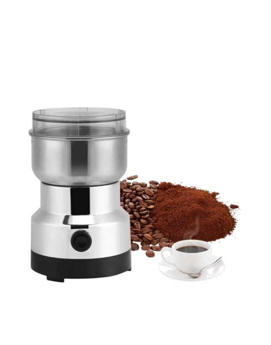 ® Kahve ve Baharat Değirmeni | Kompakt, Hafif, Hızlı Öğütme, Şeffaf Kapaklı, Kolay Kullanım