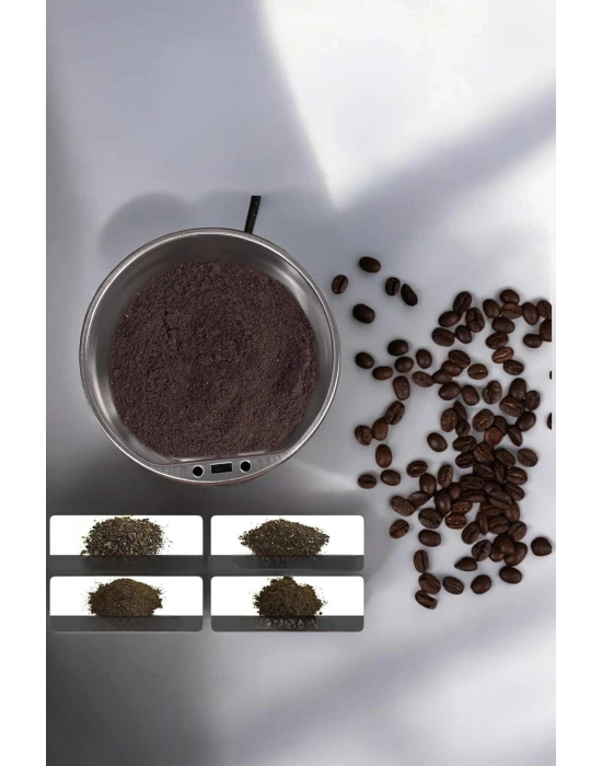® Kahve Ve Baharat Öğütücü Dayanıklı Paslanmaz Çelik Kolay Kullanım