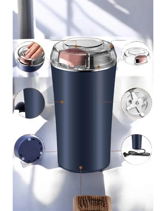 ® Kahve Ve Baharat Öğütücü Dayanıklı Paslanmaz Çelik Kolay Kullanım