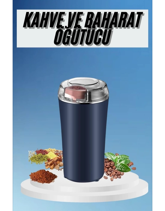 ® Kahve ve Baharat Öğütücü Kolay Temizlenebilir Paslanmaz Çelik Taşınabilir