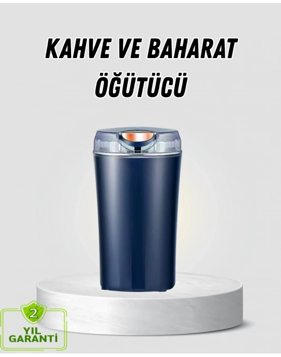 ® Kahve ve Baharat Öğütücü Otomatik Mekanizmalı Dayanıklı Çelik