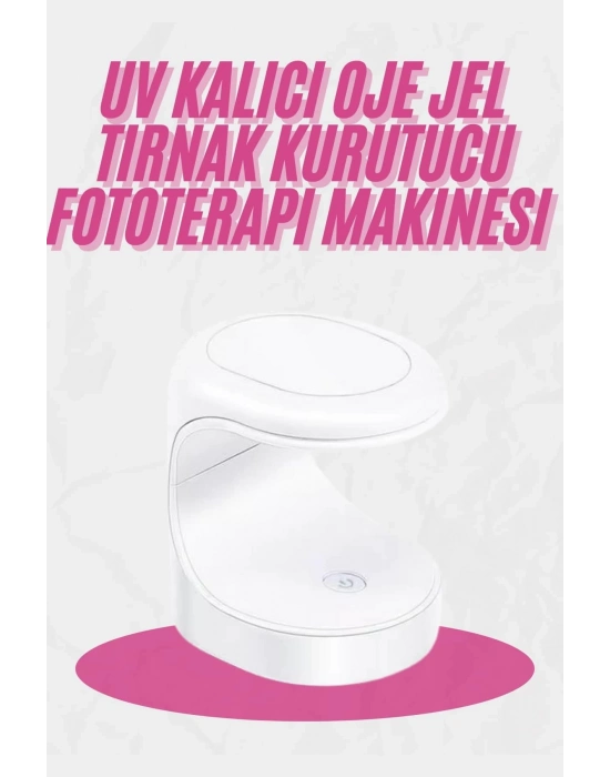 ® Kalıcı Oje Kurutucu Mini UV Işınlı Taşınabilir Hızlı ve Pratik Oje Kurutucu