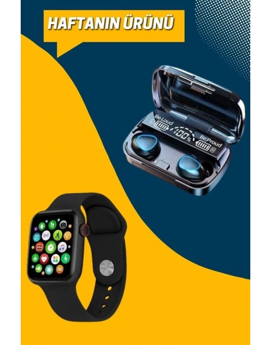 ® Kaliteli Akıllı Saat ve Kaliteli Bluetooth Kulaklık ANC Özelliği Uzun Pil Ömrü
