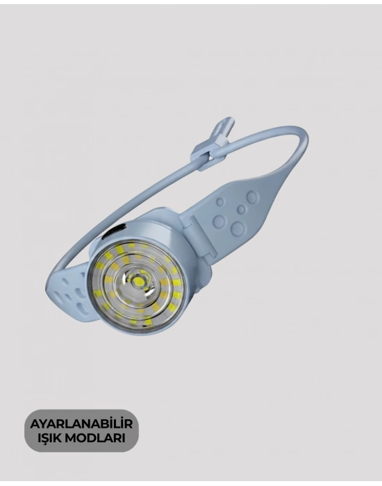 Kampçı Kafa Lambası Su Geçirmez Çok Modlu LED