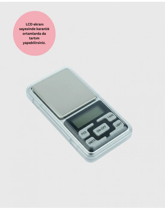 ® Kapaklı Dijital Cep Terazisi Hassasiyet 300 Gr