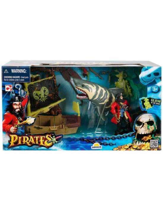 ® Karanlıkta Parlayan Korsan Oyun Seti