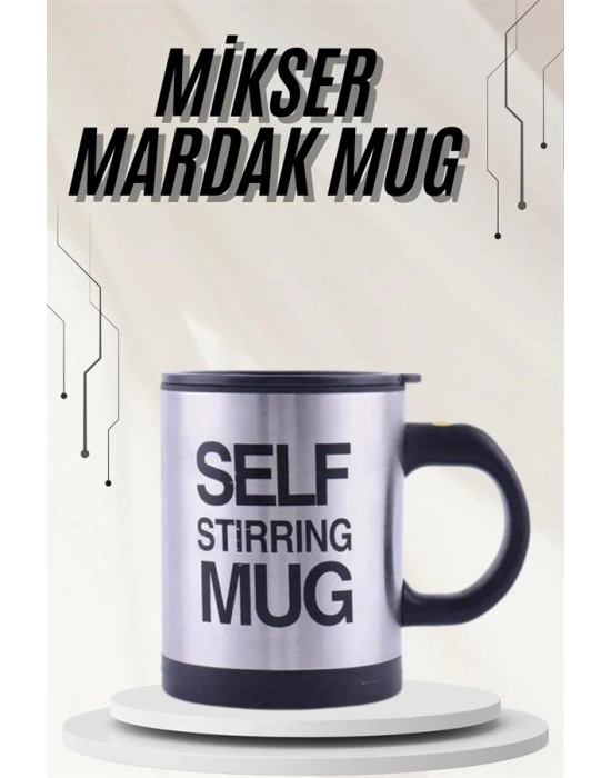 ® Karıştırıcı Özellikli Mikser Kupa Bardak Termos Bardak