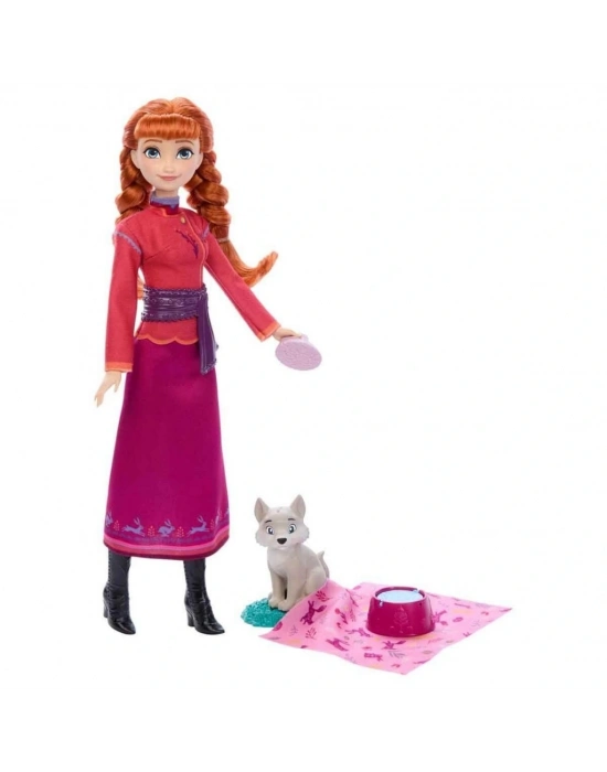 Karlar Ülkesi Anna ve Kurt Yavrusu Figür Seti