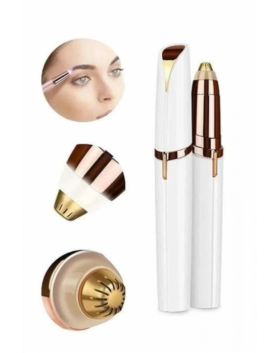 ® Kaş Bıyık Tüy Epilasyon Aleti Pilli Yüz Kaş Epilatör Kıl Tüy Alma Epilasyon