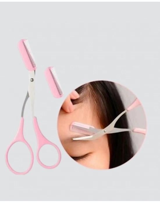 ® Kaş, Kirpik ve Tırnak Çevresi Temizliği İçin Çok Fonksiyonlu Makas