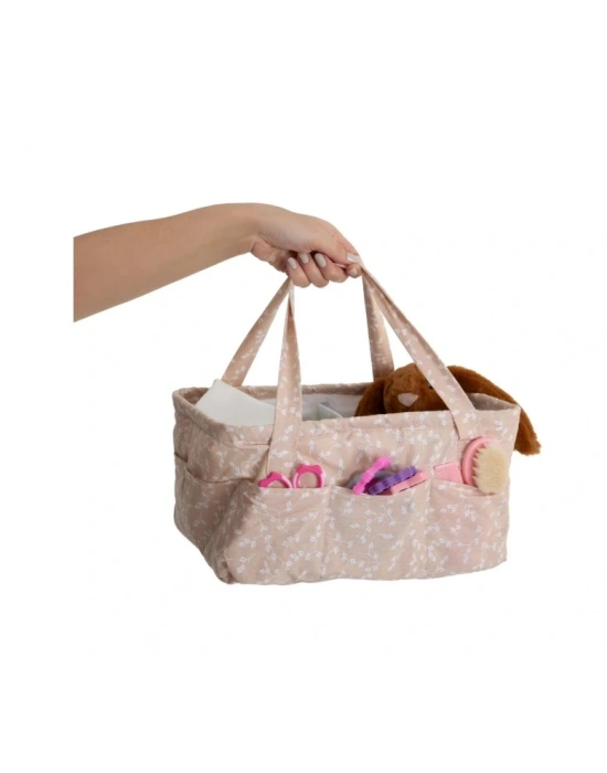 ®  Katlamalı Anne & Bebek Organizer 795 Somon Çiçek