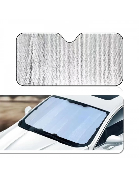 ® Katlanabilir Araç Ön Cam Güneşlik Isı ve Işık Önleyici Honda Civic Peugeot 3008 Volkswagen Passat Nissan Qashqai