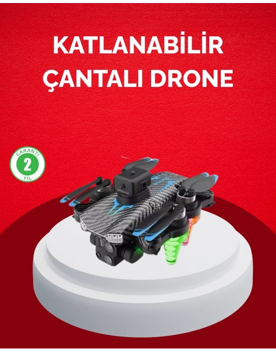 Katlanabilir Drone 1080P Kamera 0-100m Uçuş Mesafeli