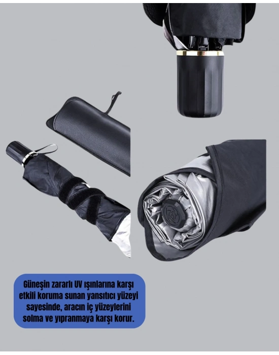 ® Katlanabilir Oto Güneşlik - 125x65 cm