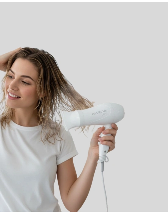 ® Katlanabilir Seyahat Tipi Saç Kurutma Makinesi Çift Kademeli Ayar