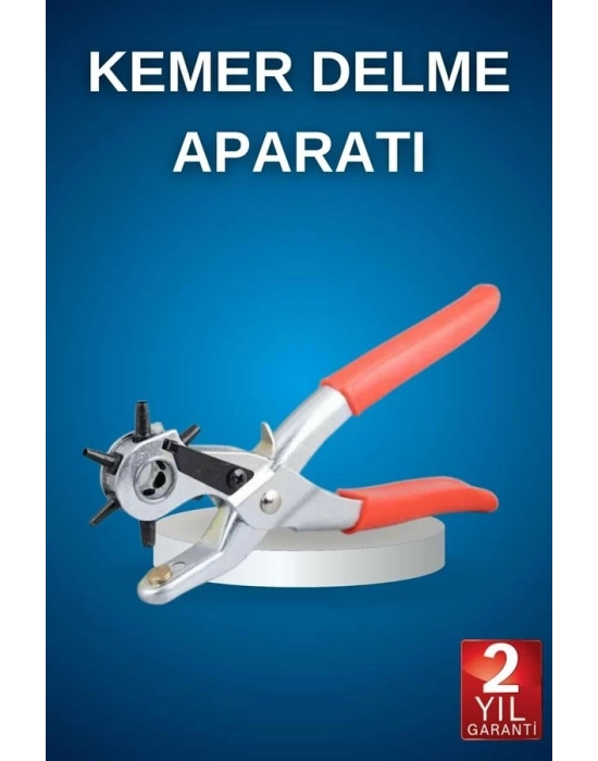 ® Kemer Delme Pensesi Deri Delici Pensi Zımba 6 Farklı Boyutta