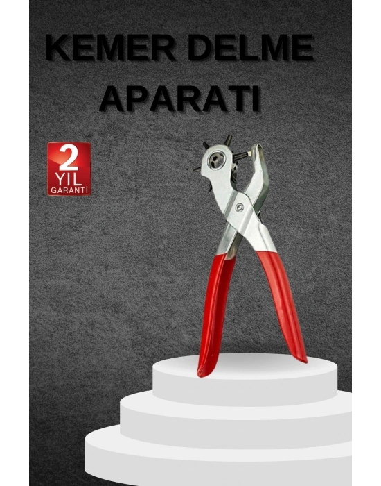 ® Kemer Delme Pensesi- Kemer Delik Açma Zımbası Paslanmaz Çelik