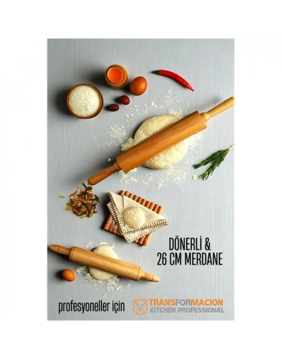 ® Kendinden Dönerli Merdane 2 li SET Fabelle Design