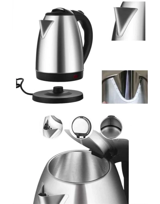 ® Kettle C F Tipi 220-240V Paslanmaz Çelik Elektrik Kablolu Otomatik Kapanma