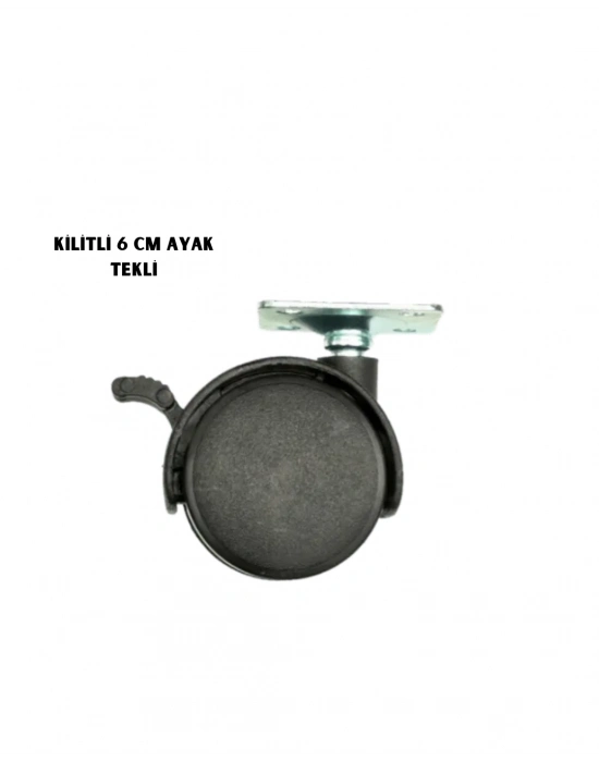 ® KİLİTLİ 6CM AYAK TEKLİ