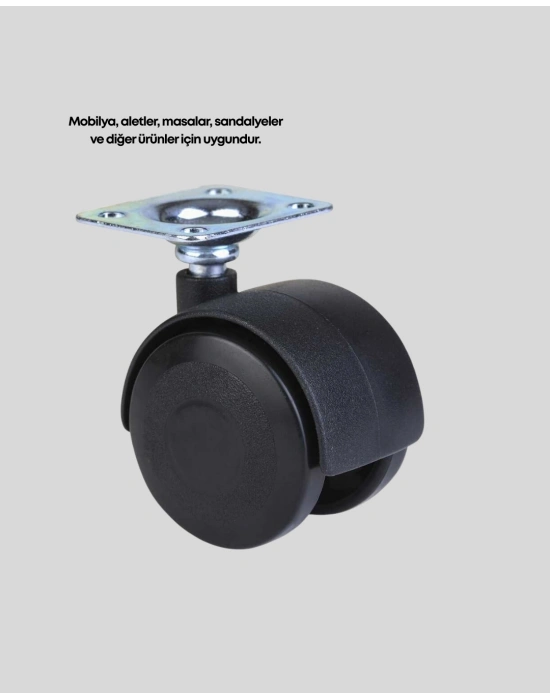 ® Kilitsiz 4 cm Mobilya Ayağı Tek Adet Pratik ve Dayanıklı