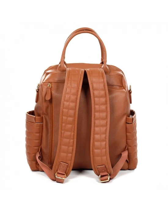 ®   Kitty Deri Anne Bebek Bakım Sırt Çantası 7271 Taba