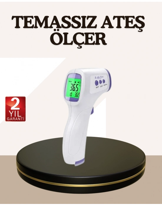 ® Kızılötesi Alından Temassız Ateş Ölçer Akıllı Sesli Uyarı