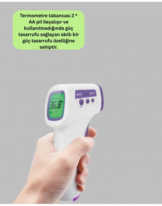 ® Kızılötesi Alından Temassız Ateş Ölçer Akıllı Sesli Uyarı