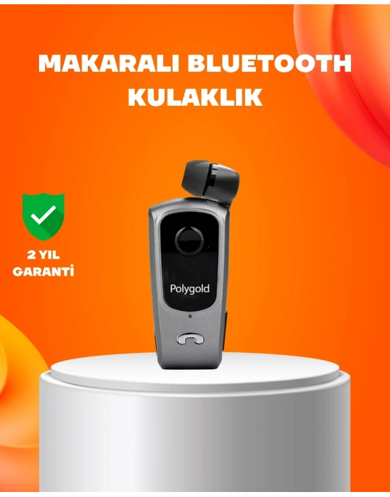 Klipsli Tasarımlı Bluetooth Kulaklık Uzun Pil Ömrü
