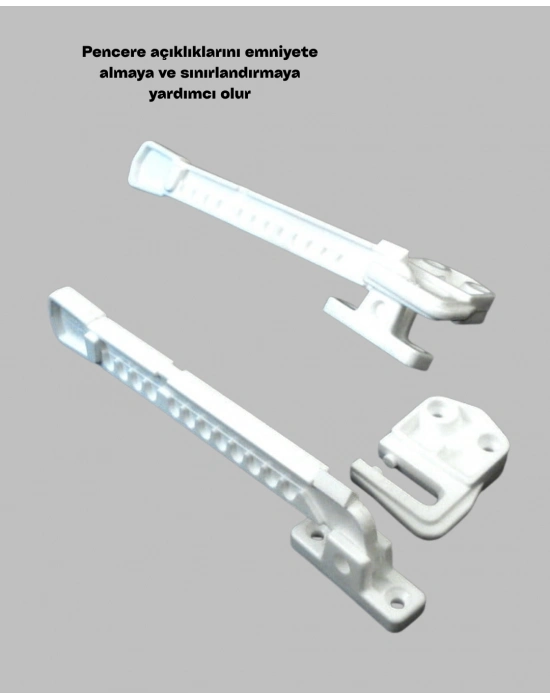 ® Kolay Montajlı Pencere Açılma Sınırlayıcı 2’li Set