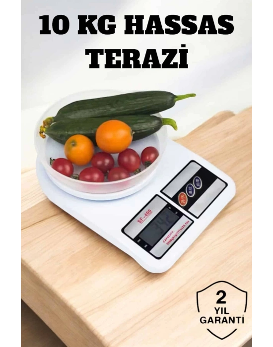 ® Kompakt Tasarım ve Tek Tuşla Sıfırlama Özelliğiyle Kullanımı Kolay Mutfak Tartısı