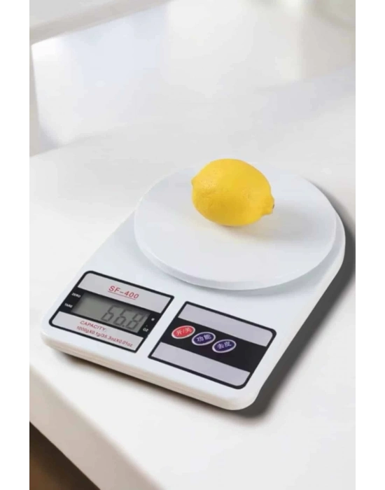 ® Kompakt Tasarım ve Tek Tuşla Sıfırlama Özelliğiyle Kullanımı Kolay Mutfak Tartısı