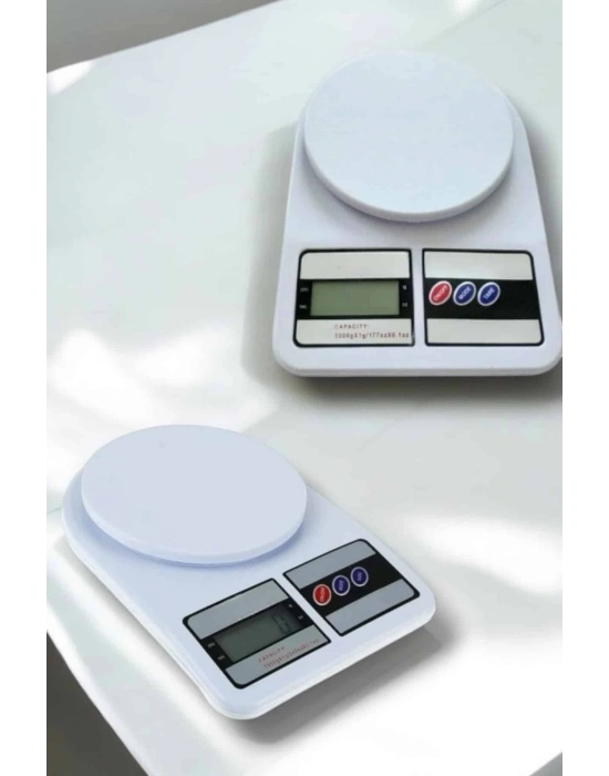 ® Kompakt Tasarım ve Tek Tuşla Sıfırlama Özelliğiyle Kullanımı Kolay Mutfak Tartısı