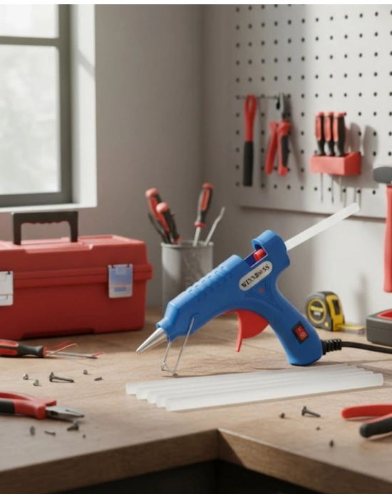 ® Kompakt ve Hafif 20W Silikon Tabancası 7.5 mm Silikon Uyumlu 5 Adet Hediye Silikon