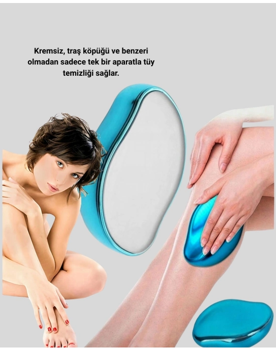 ® Kristal Epilatör Tüy Alma Aparatı Topuk ve Ölü Deri İçin Uygun
