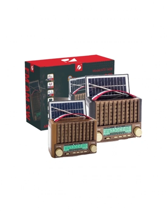 ® KTF-1428 Güneş Enerjili Bluetooth Hoparlör