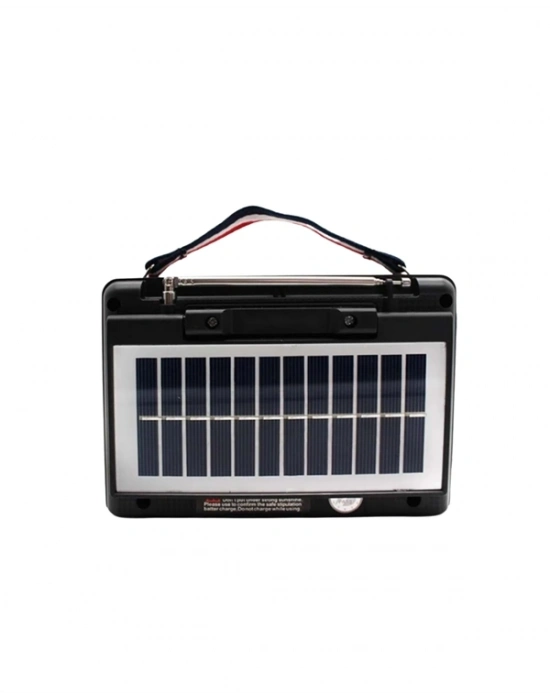 ® KTF-1428 Solar Panel Destekli Şarjlı Bluetooth Hoparlör – FM/AM/SW Radyo, AUX ve TF Kart Girişli