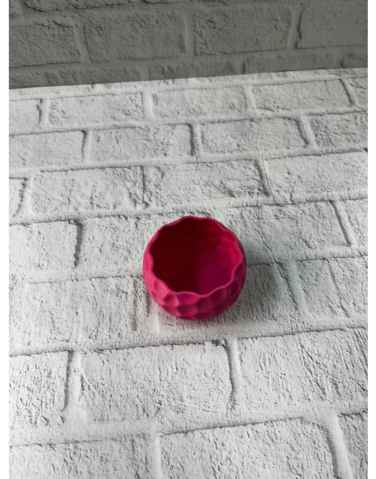 ® Küçük Boy Mor Saksı 5 cm Şık ve Minimal Dekoratif Tasarım