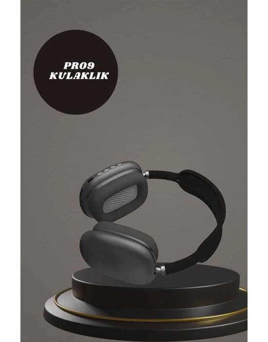 ® Kulak Üstü Kulaklık Pro9 ve Yeni Nesil Akıllı Saat Android ve İOS Uyumlu ANC Özelliği