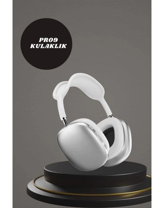 ® Kulak Üstü P9 Kablosuz Bluetooth Kulaklık ve 7 Kordonlu Akıllı Saat