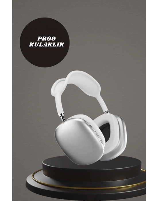 ® Kulak Üstü P9 Kablosuz Bluetooth Kulaklık ve 7 Kordonlu Akıllı Saat