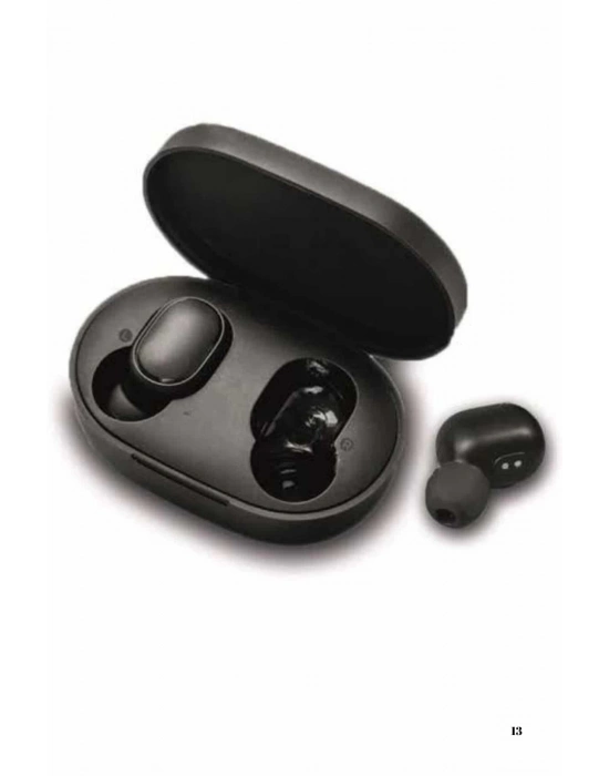 ® Kulaklık Dijital Göstergeli Bluetooth Bağlantılı Kablosuz Kulak İçi Mikrofonlu Dokunmatik Kontrol