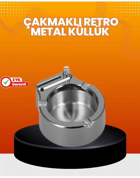 ® Küllük ve Çakmak Birleşik Set Paslanmaz Çelik Gövde