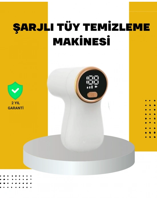 ® Kumaşlar İçin Tüy ve Hav Temizleme Makinesi Type C Şarjlı
