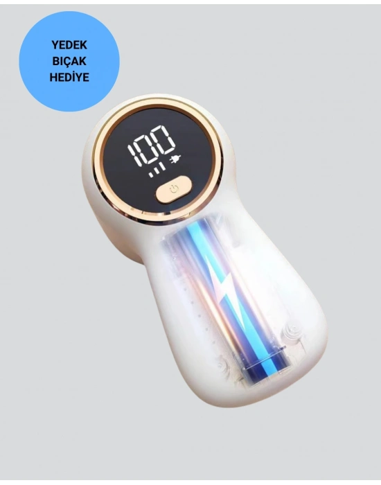 ® Kumaşlar İçin Tüy ve Hav Temizleme Makinesi Type C Şarjlı