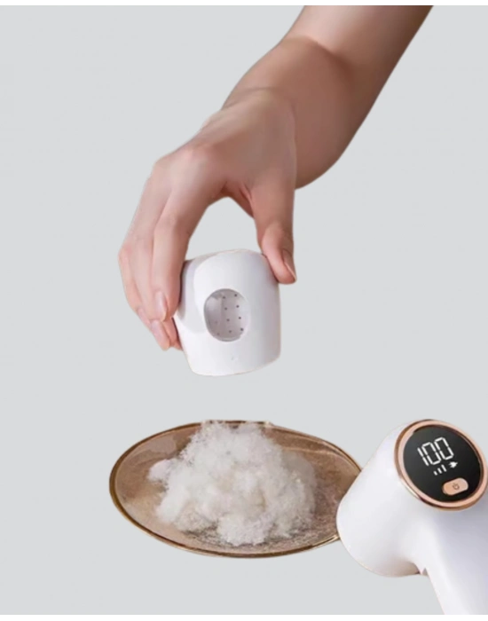 ® Kumaşlar İçin Tüy ve Hav Temizleme Makinesi Type C Şarjlı