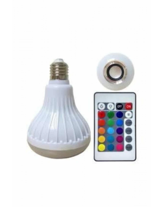 ® Lamba Hoparlör Ampül Görünümlü Renk Değiştirebilen Android ve İOS Uyumlu