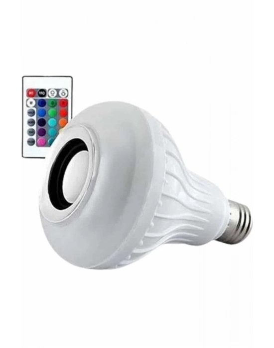 ® Lamba Hoparlör Ampül Görünümlü Renk Değiştirebilen Android ve İOS Uyumlu