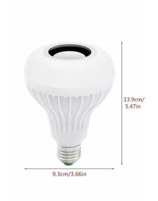 ® Lamba Hoparlör Ampül Görünümlü Renk Değiştirebilen Android ve İOS Uyumlu